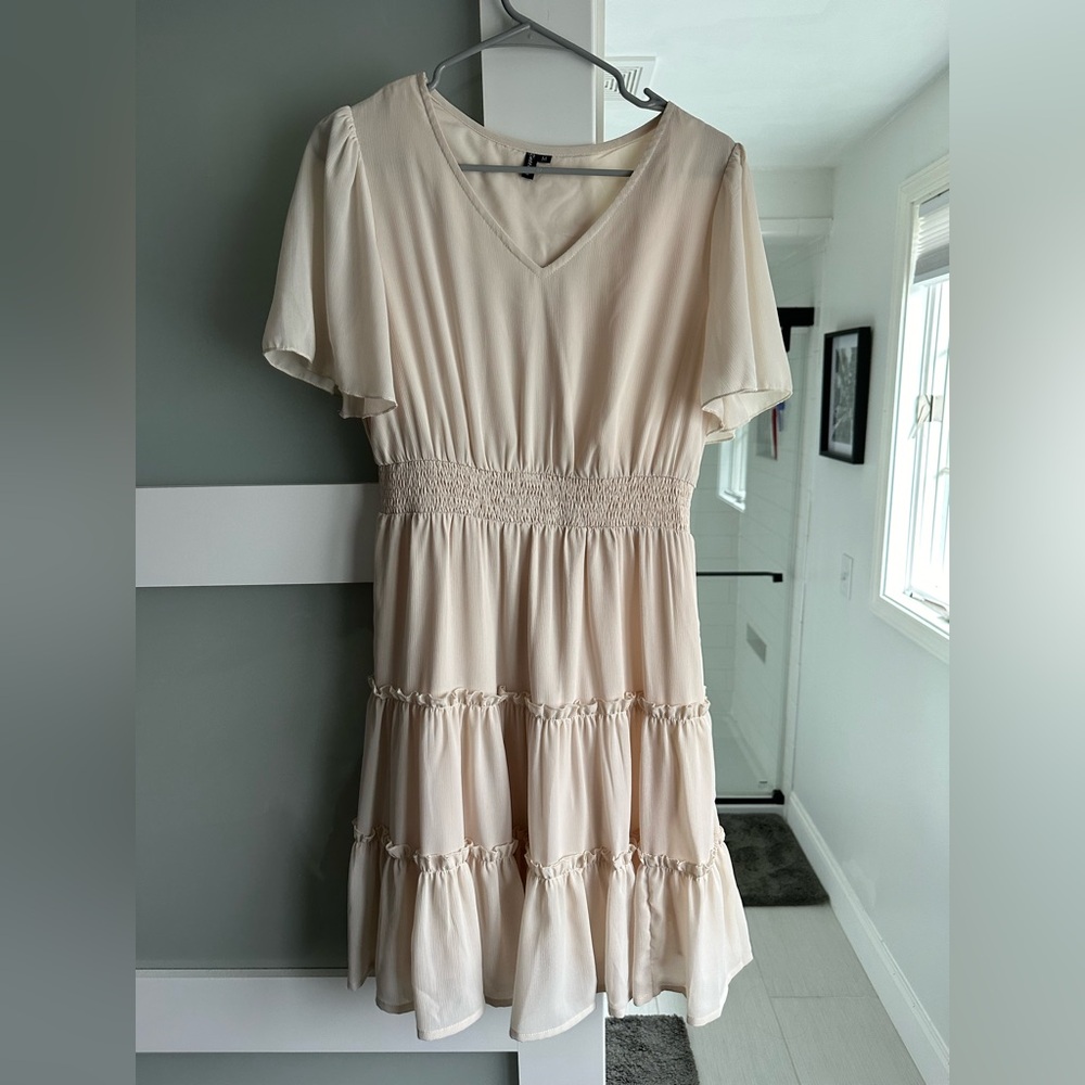 Beige Dress